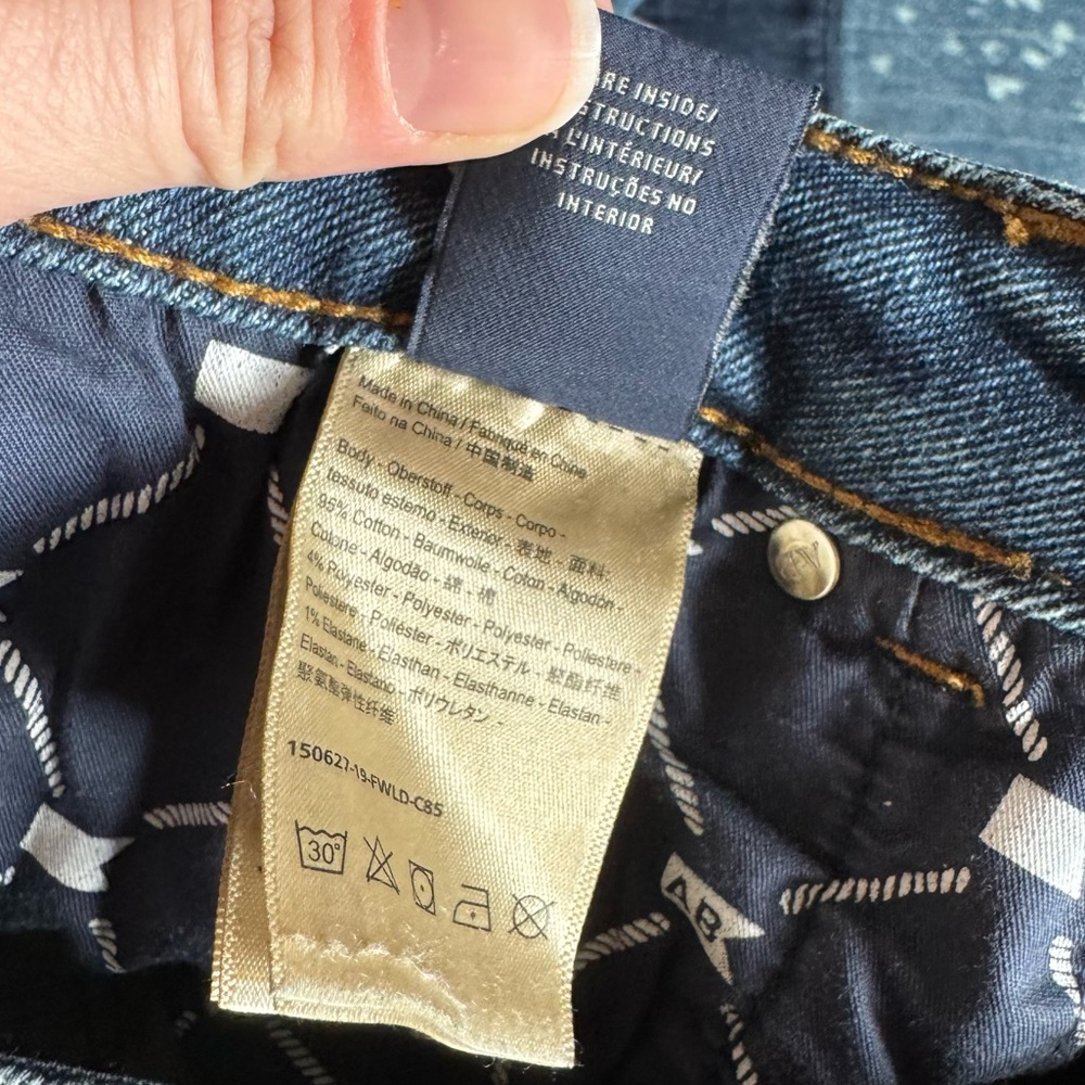 Scotch & Soda Women's The Keeper Slim Fit Patched Distressed Crop Jeans 28/32 - Picture 6 of 14